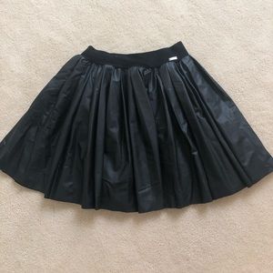 JUNIOR GUALTIER BLACK FAUX SKIRT